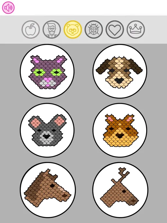 Capturas de pantalla de Sequin by Number Live Coloring iPad 