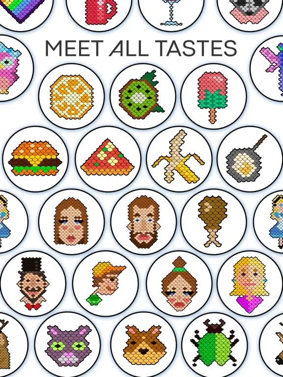 Capturas de pantalla de Sequin by Number Live Coloring iPad 