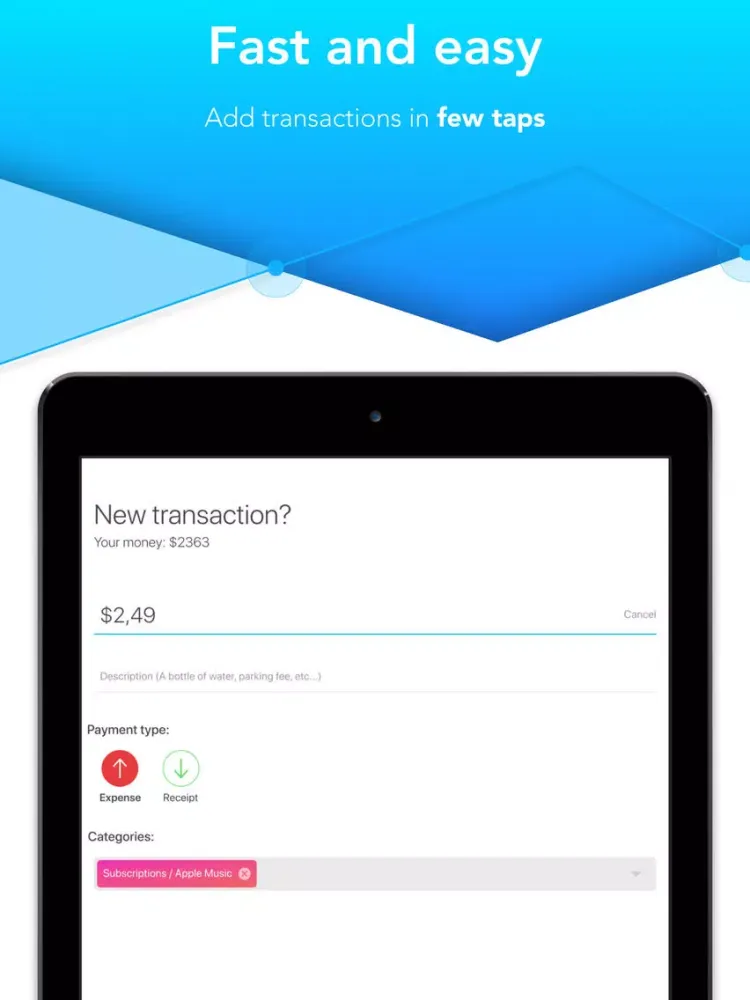 MyMoney: Budget Tracker iPad  Ekran Görüntüleri