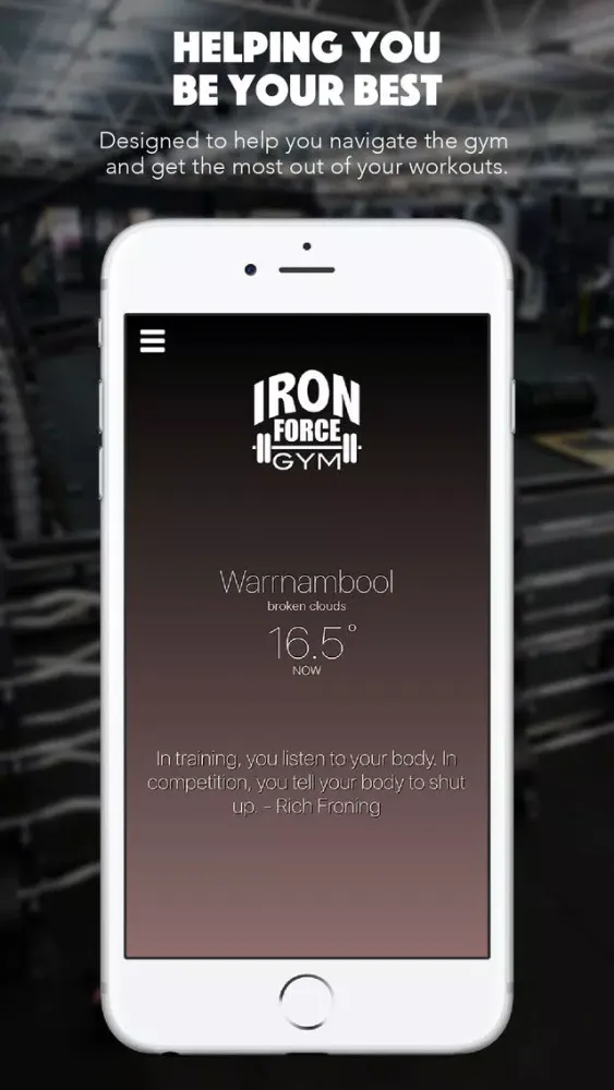 Capturas de tela do Iron Force Gym