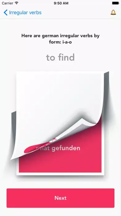 German - Irregular verbs应用截图