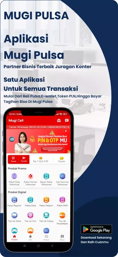 Zrzuty ekranu Mugi Cell