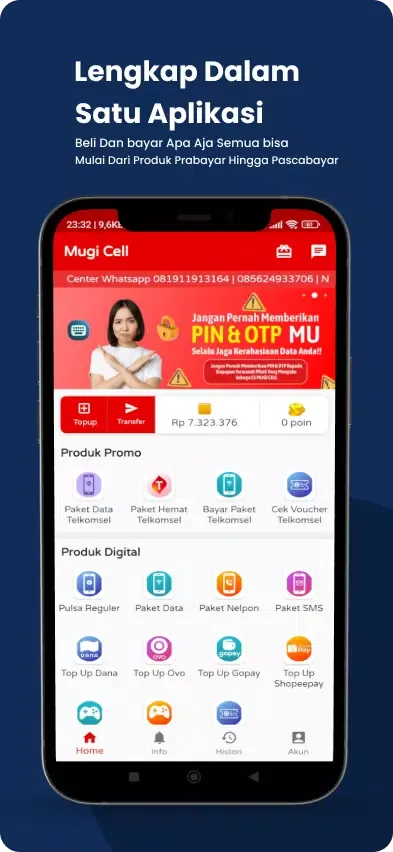 Zrzuty ekranu Mugi Cell
