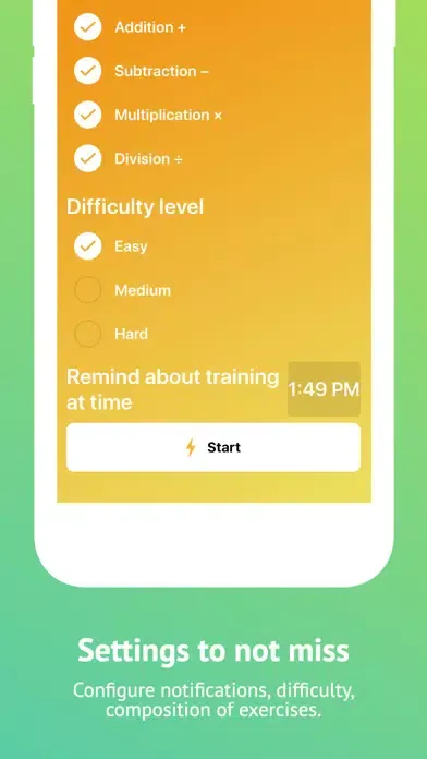 Скриншоты Math Games - MathBrain