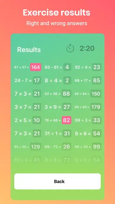 Скриншоты Math Games - MathBrain