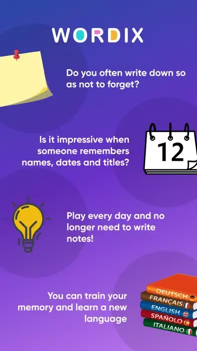 Memory training game with test Ekran Görüntüleri