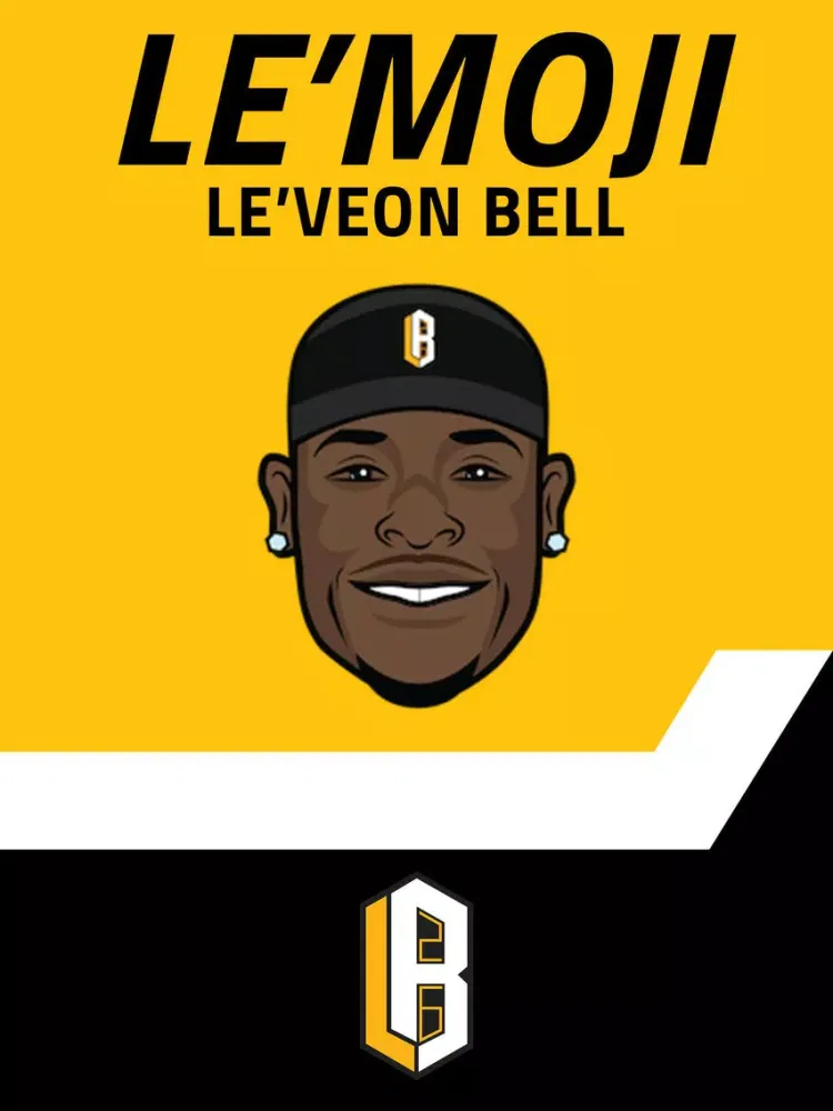 Tangkapan layar Le'Moji - Official Le'Veon Bell Emoji Keyboard iPad 