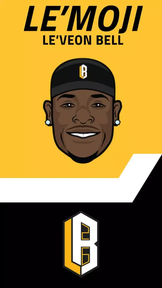 Tangkapan layar Le'Moji - Official Le'Veon Bell Emoji Keyboard