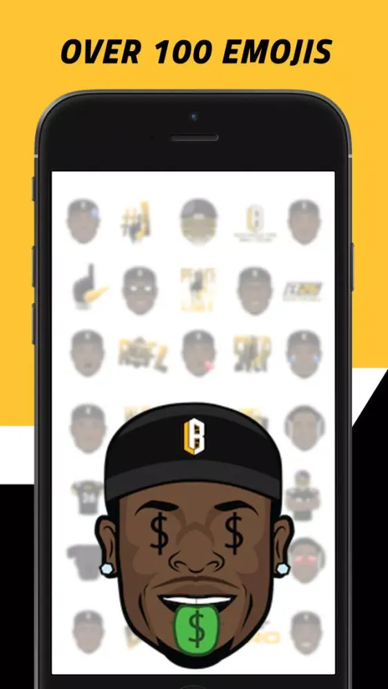 Tangkapan layar Le'Moji - Official Le'Veon Bell Emoji Keyboard