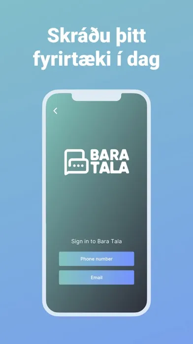 Tangkapan skrin Bara tala
