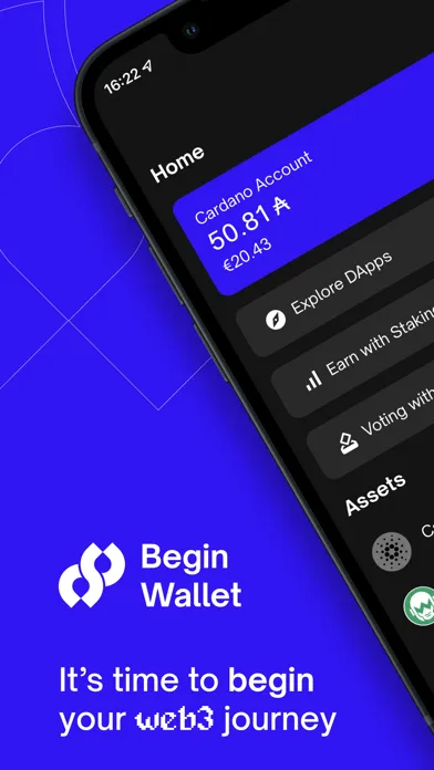 Begin - Cardano Wallet by B58应用截图