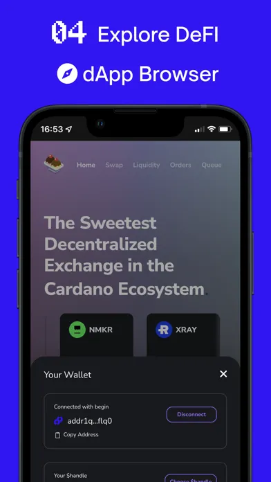 Begin - Cardano Wallet by B58应用截图