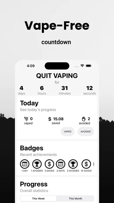 Quit Vaping Sober E-cigs Timer應用截圖