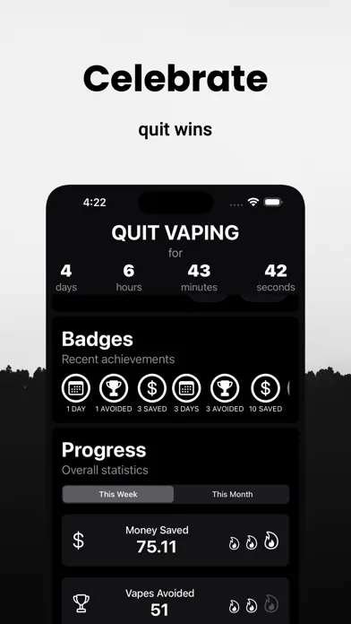 Quit Vaping Sober E-cigs Timer應用截圖