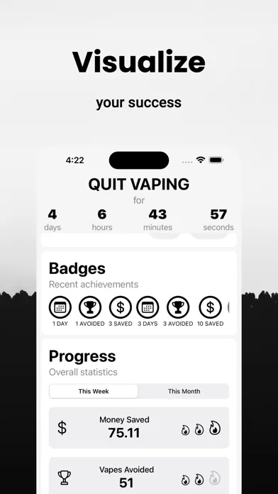 Quit Vaping Sober E-cigs Timer應用截圖