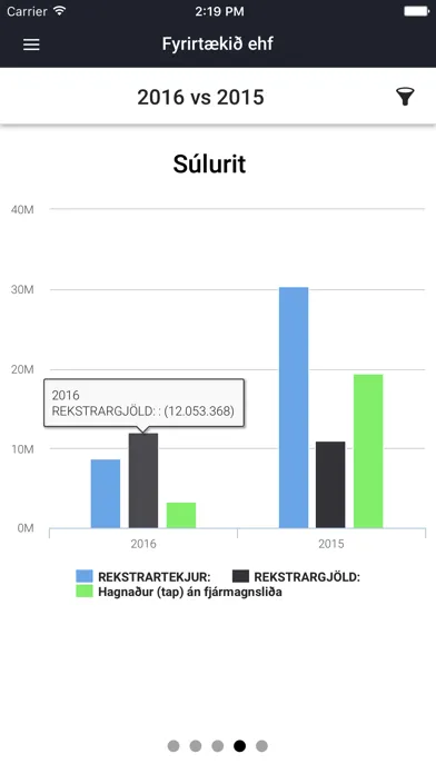 dk Stjórnborð Screenshots