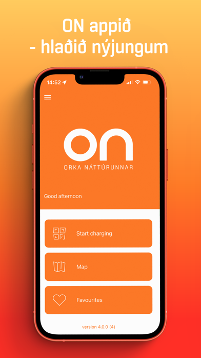 ON appið Screenshots