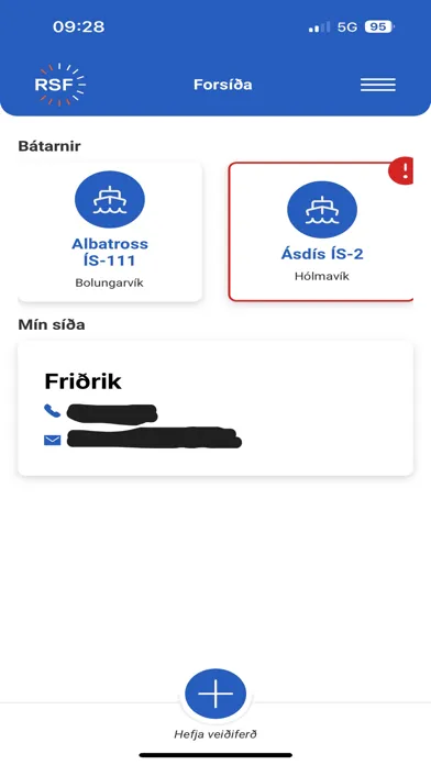 Capturas de pantalla de RSF Appið