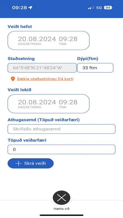 Capturas de pantalla de RSF Appið