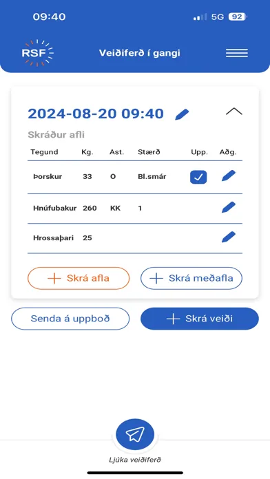 Capturas de pantalla de RSF Appið