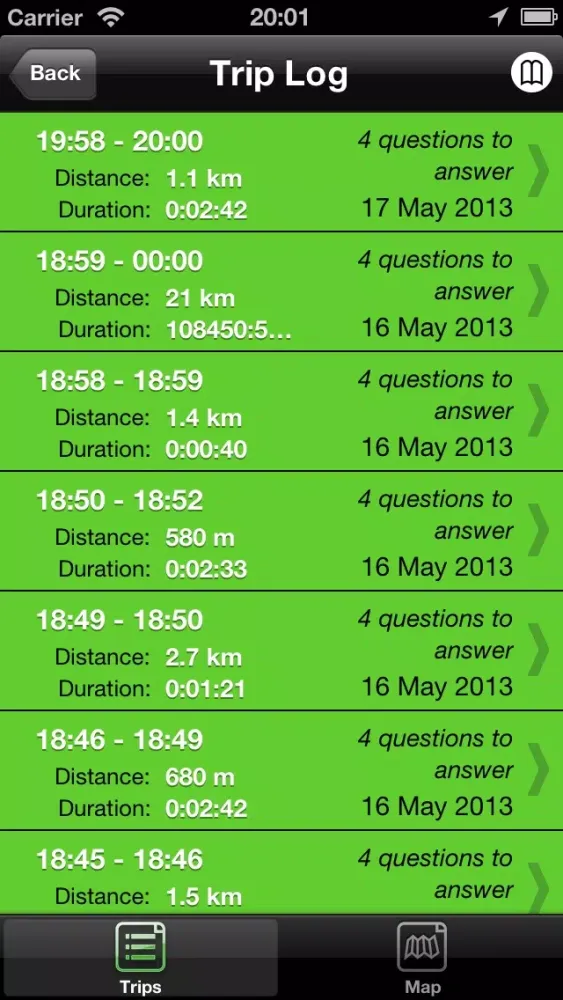 تصاویر Saga Traffic; Trip tracker and travel surveys