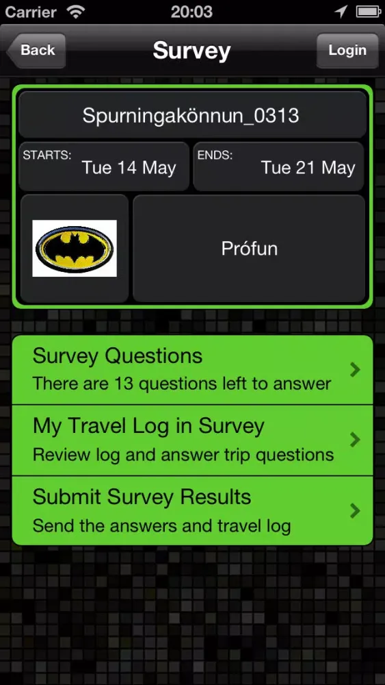 تصاویر Saga Traffic; Trip tracker and travel surveys