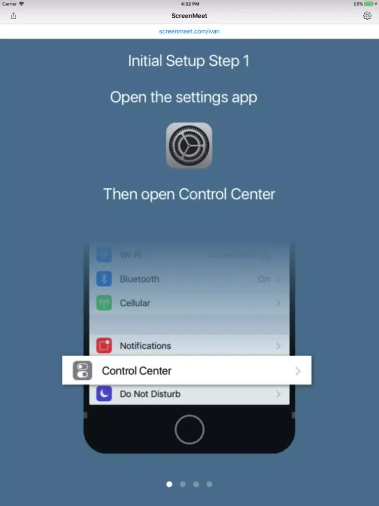 ScreenMeet Live Meetings iPad  स्क्रीनशॉट