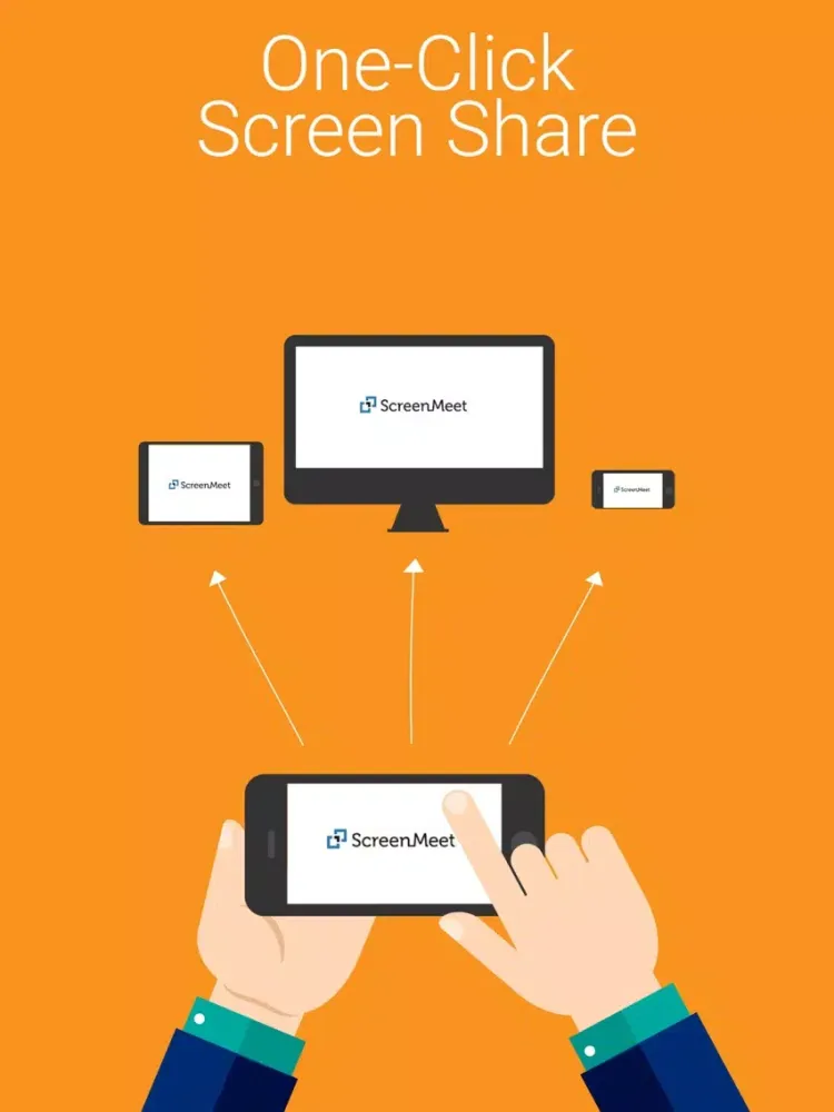 ScreenMeet Live Meetings iPad  स्क्रीनशॉट