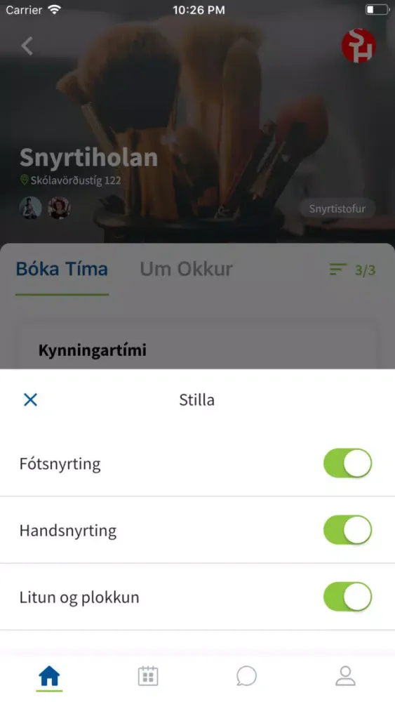Bóka tíma應用截圖