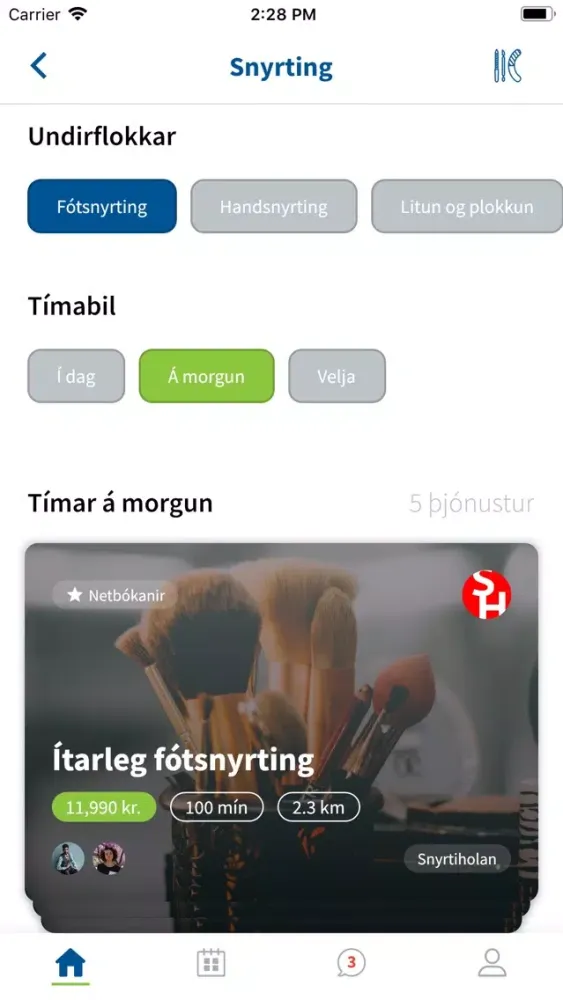 Bóka tíma應用截圖