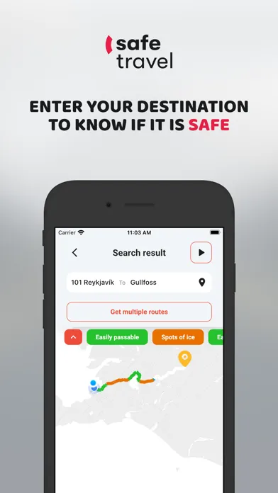 Screenshot di SafeTravel - Iceland