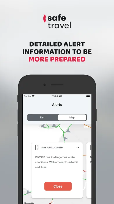 Screenshot di SafeTravel - Iceland