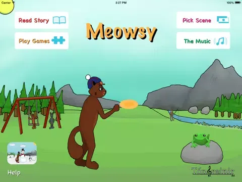Meowsy - Interactive children storybook with mini games iPad  スクリーンショット
