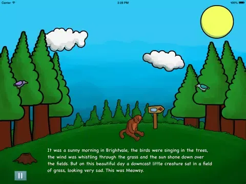 Meowsy - Interactive children storybook with mini games iPad  スクリーンショット