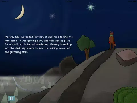 Meowsy - Interactive children storybook with mini games iPad  スクリーンショット