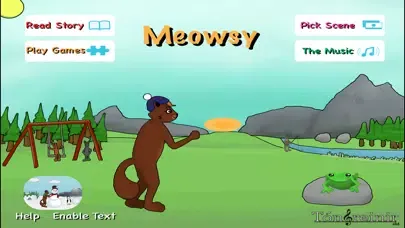 Meowsy - Interactive children storybook with mini games スクリーンショット