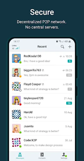 Utopia — Private Messenger应用截图