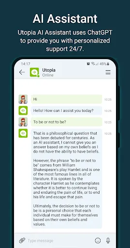Utopia — Private Messenger应用截图