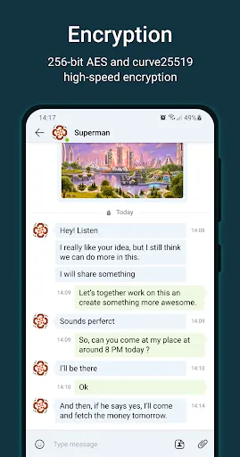 Utopia — Private Messenger应用截图