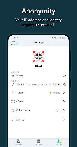 Utopia — Private Messenger应用截图
