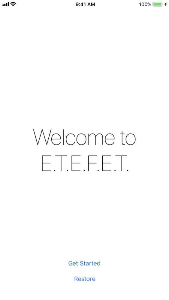 Ảnh chụp màn hình của ETEFET - PGP encrypted files