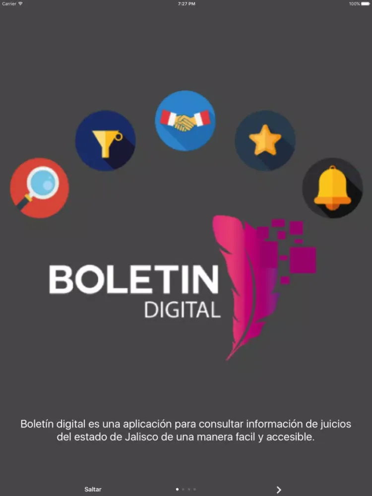 Boletín Digital iPad  Screenshots