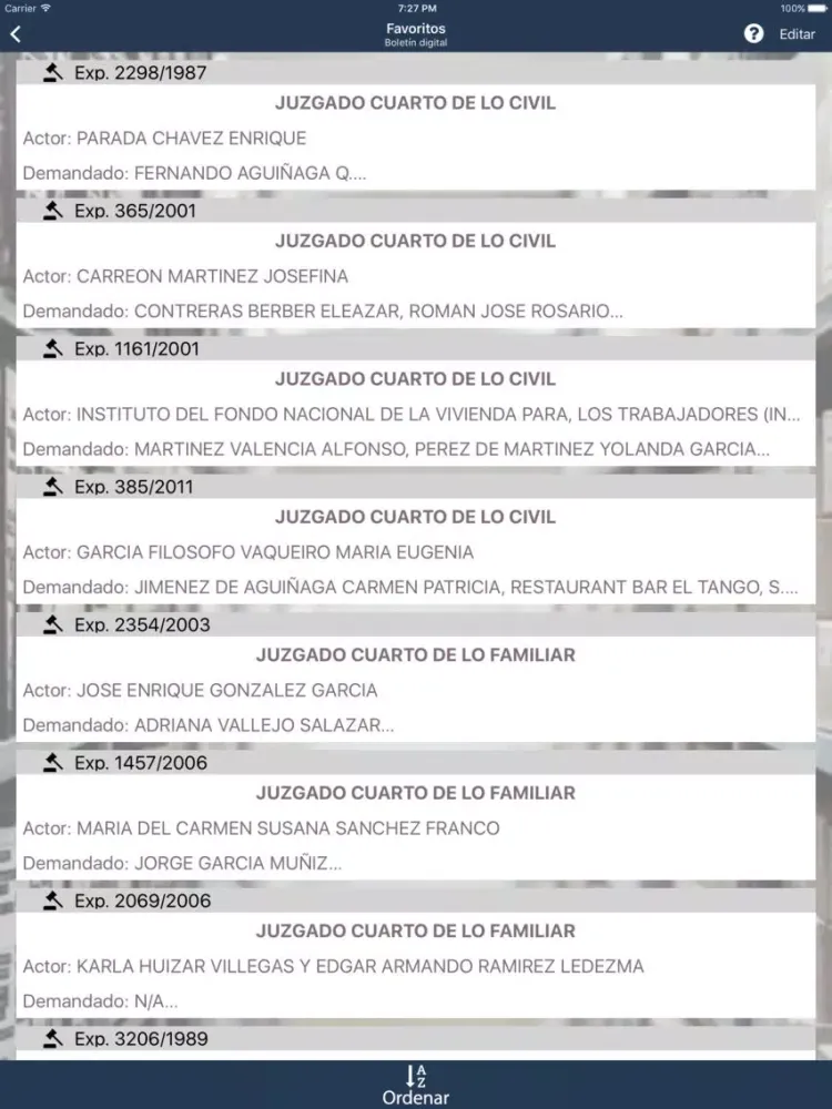 Boletín Digital iPad  Screenshots