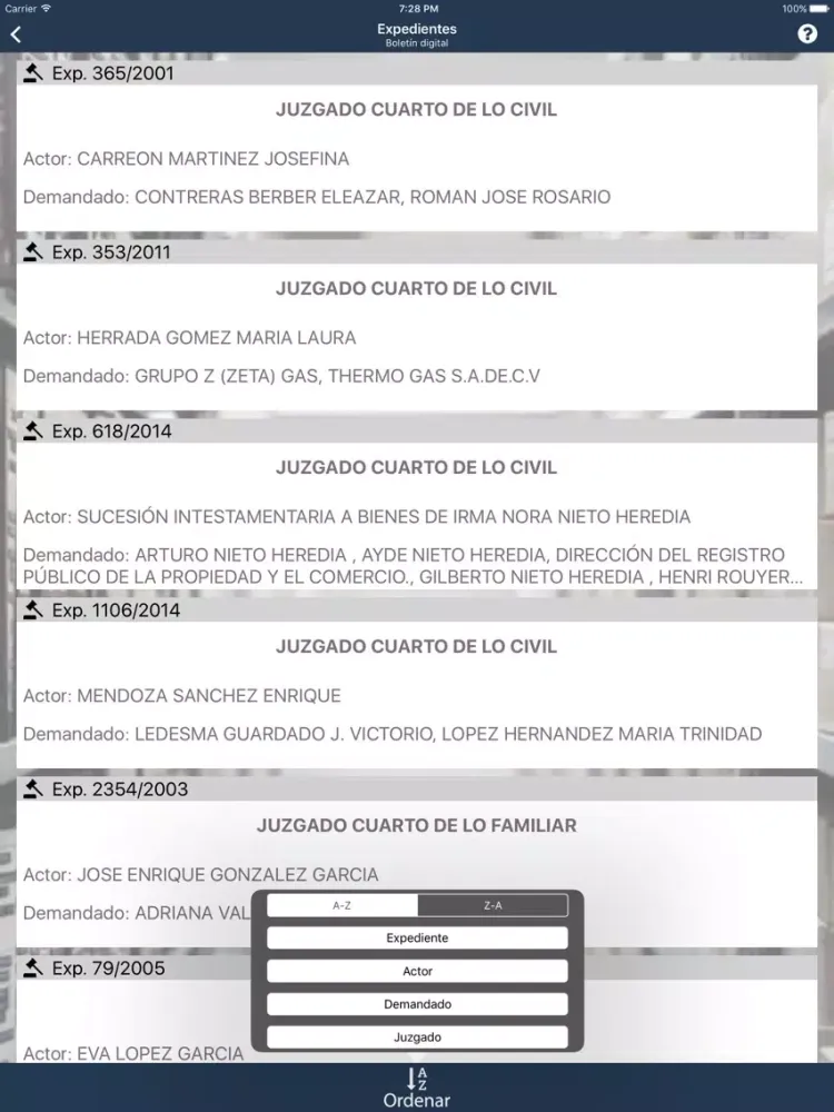 Boletín Digital iPad  Screenshots