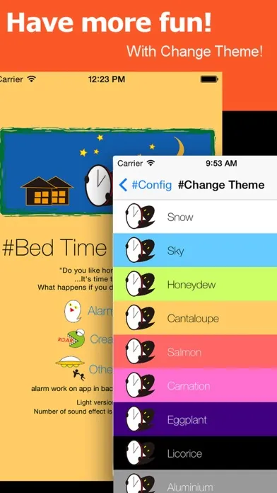 Zrzuty ekranu Bed Time Alarm Light