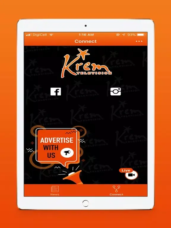 Screenshot di Krem TV iPad 
