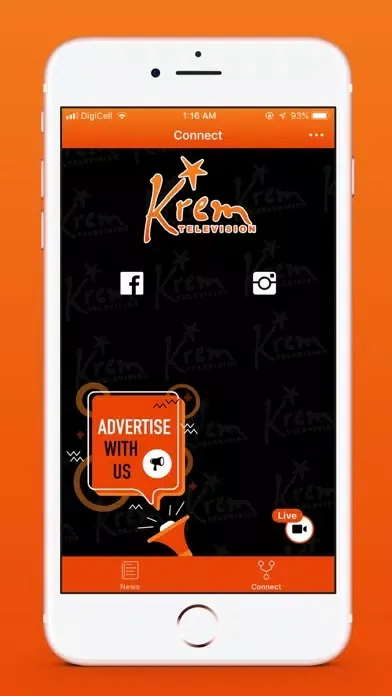 Screenshot di Krem TV