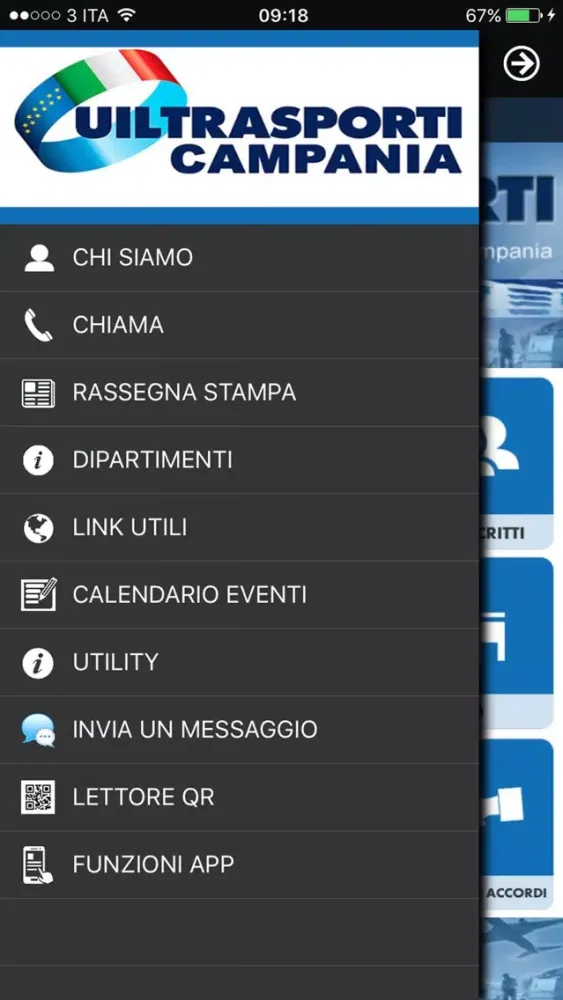 Capturas de tela do UILTrasporti Campania