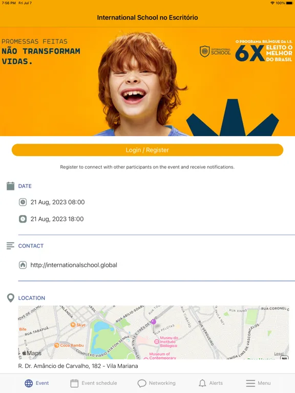 International School iPad  スクリーンショット