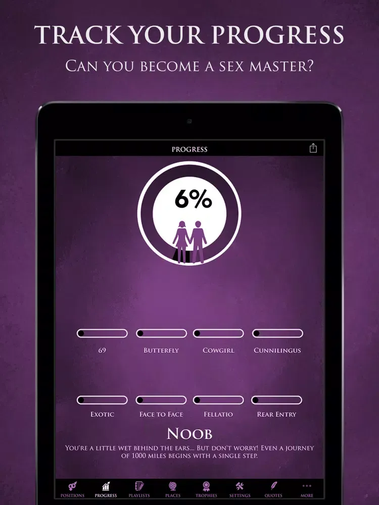 Ảnh chụp màn hình của Lesbian Sex Positions iPad 